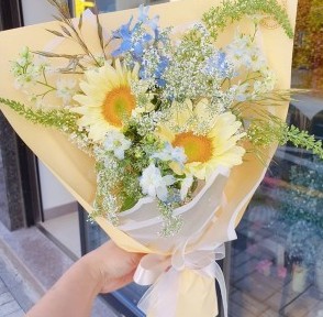【花束2020】奶黃向日葵花語