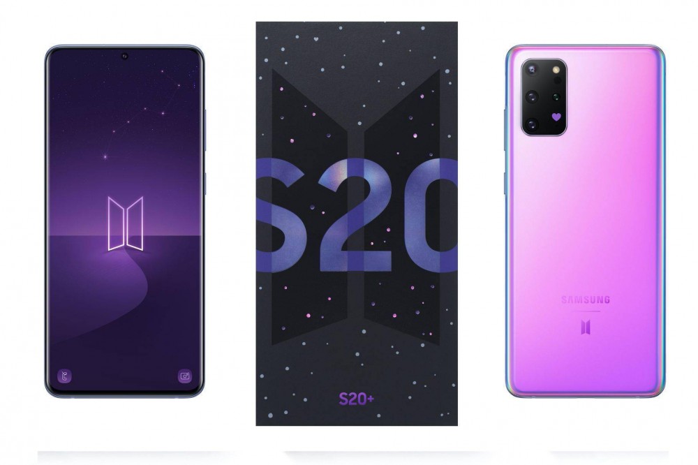SAMSUNG Galaxy S20+手機紫色/銀河幻光紫