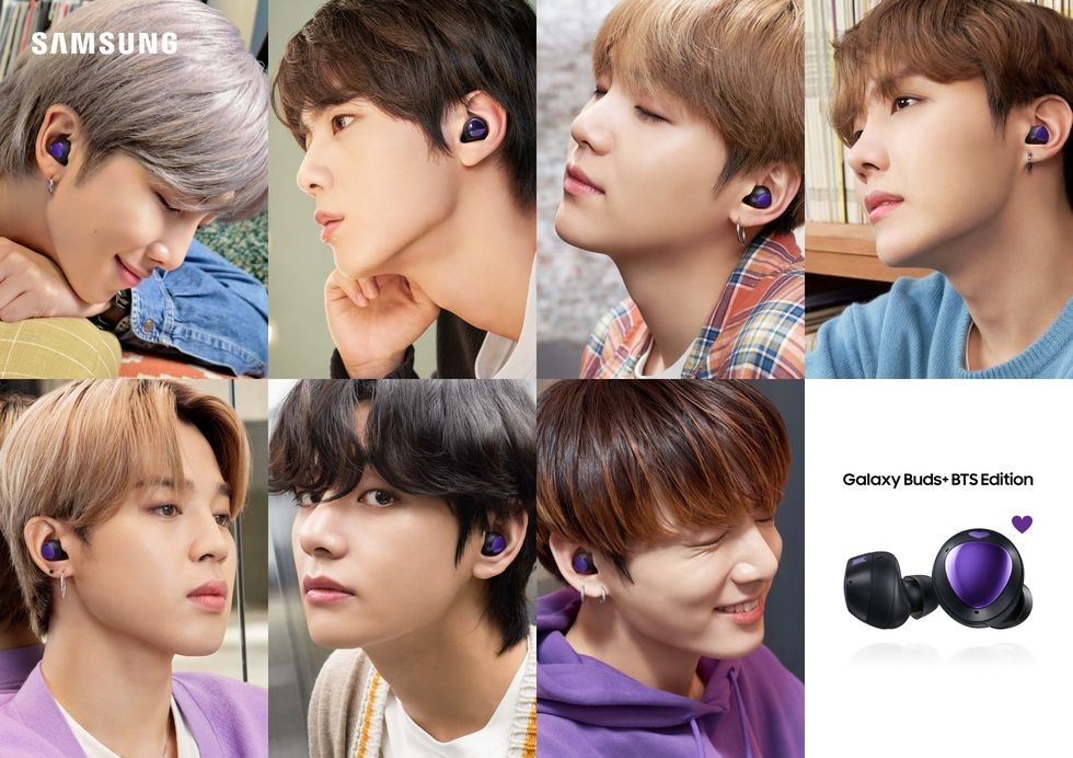 BTS防彈少年團SAMSUNG Galaxy S20+手機紫色/銀河幻光紫
