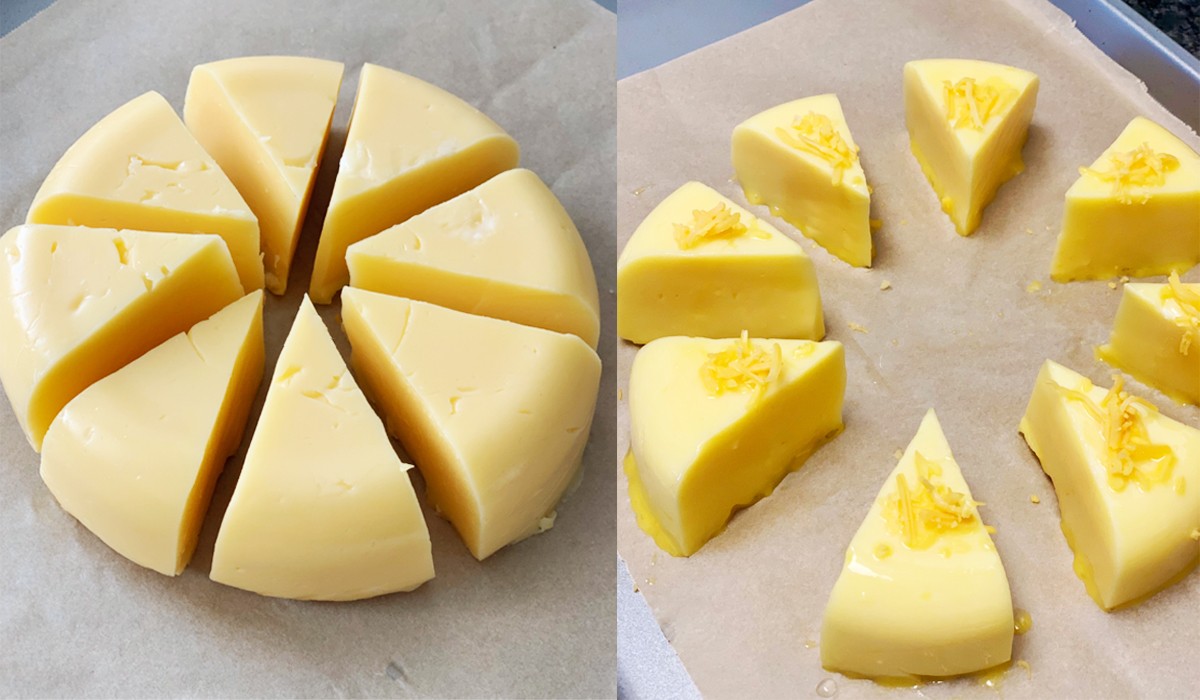 芝士烤奶香布丁, 芝士牛奶布丁食譜, 牛奶布丁食譜