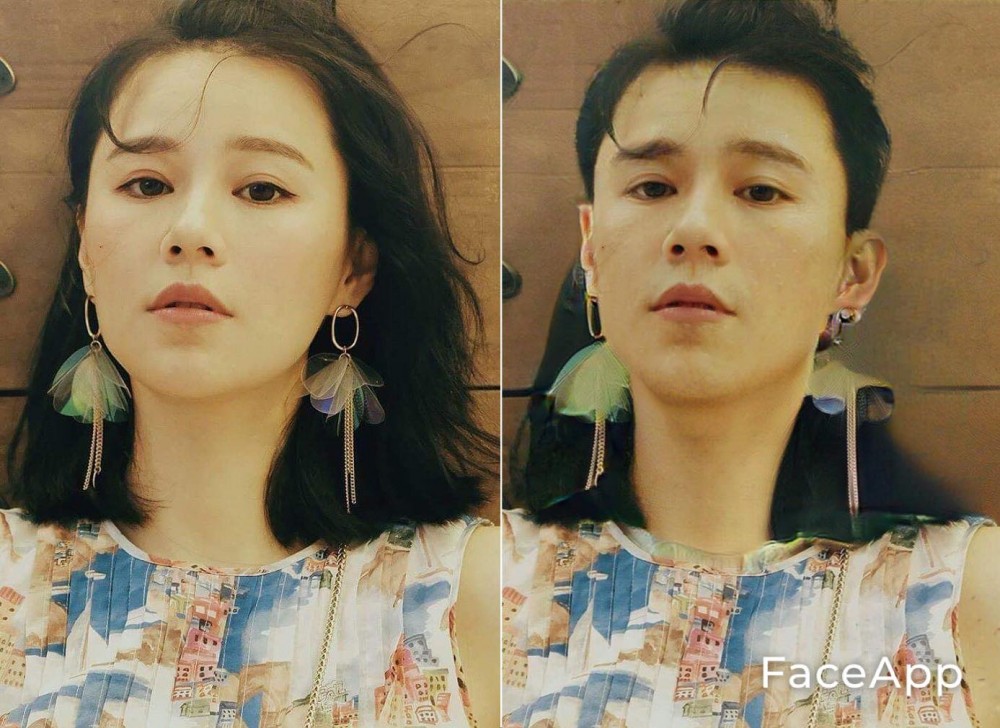 香港女明星FaceApp好靚仔!黃翠如、江嘉敏型過韓星