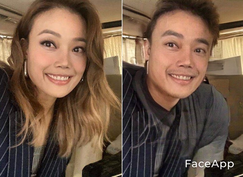 香港女明星FaceApp好靚仔!容祖兒、黃翠如、江嘉敏型過韓星