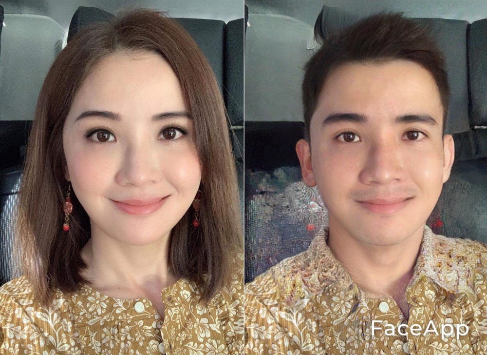 香港女明星FaceApp變性好靚仔!蔡卓妍、黃翠如、江嘉敏型過韓星