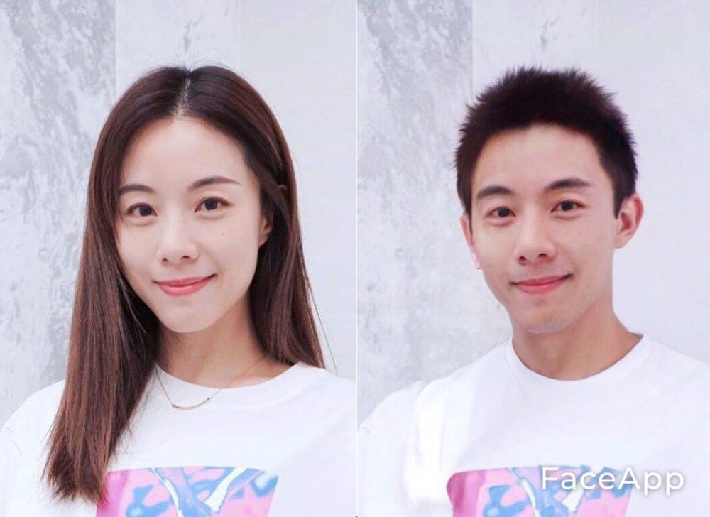香港女明星FaceApp繳性好靚仔!鄧麗欣Stephy、黃翠如、江嘉敏型過韓星