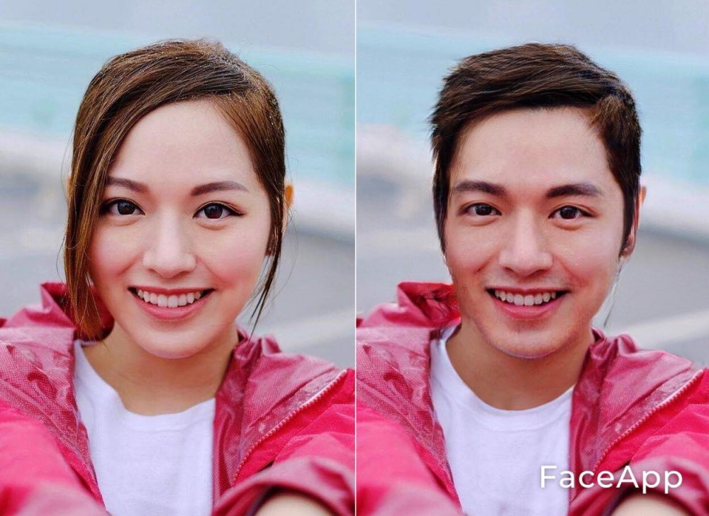 香港女明星FaceApp變性好靚仔!馮盈盈、朱千雪、黃翠如、江嘉敏型過韓星