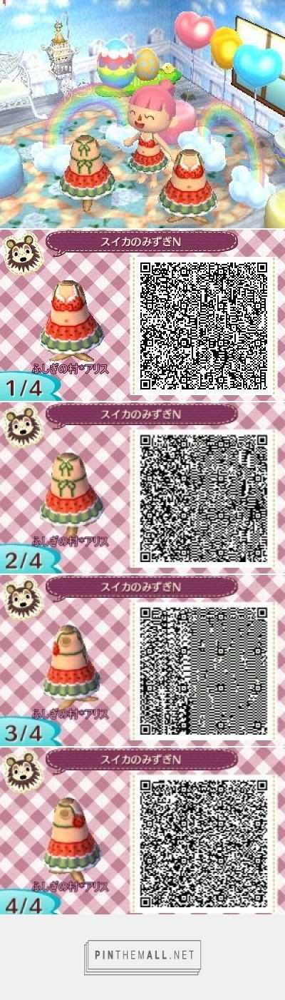 【動物森友會/動物之森】泳衣QR Code ID下載 比堅尼 男女泳裝 夏季更新潛水