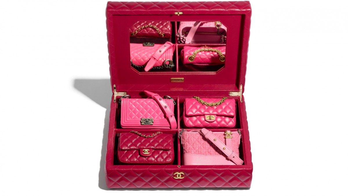 Chanel皮革禮盒, Chanel迷你皮革禮盒, Chanel gift box, Chanel手袋2020, Chanel迷你手袋, Chanel mini bag
