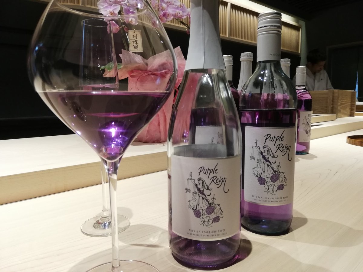 全球第一支紫色葡萄酒Purple Reign日本掀起熱潮
