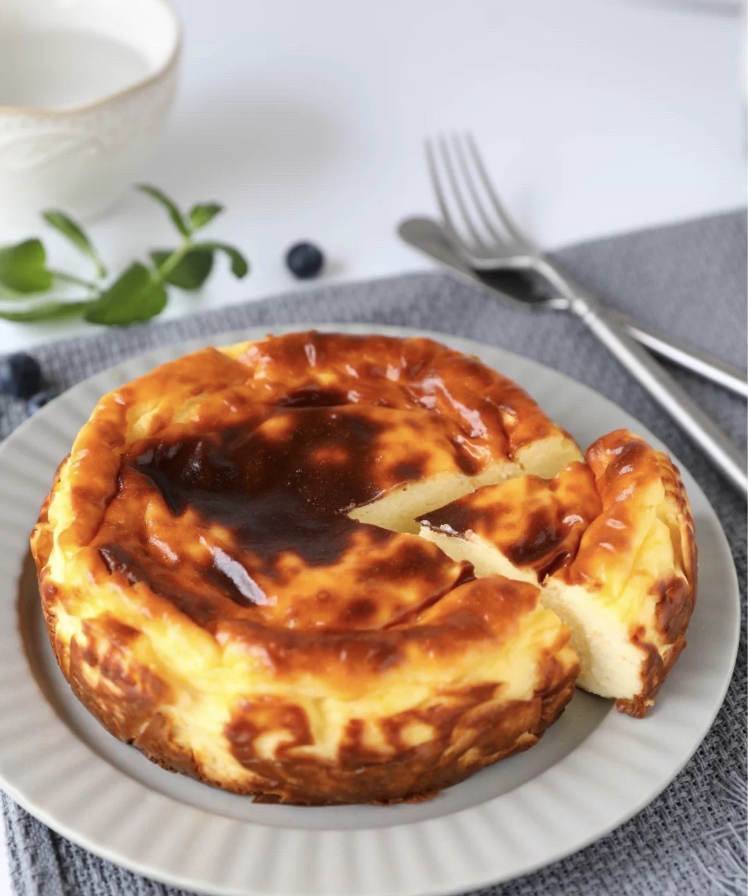 巴斯克芝士蛋糕食譜 Basque Burnt Cheesecake 簡單零失敗