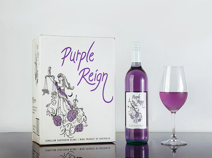 全球第一支紫色葡萄酒Purple Reign日本掀起熱潮