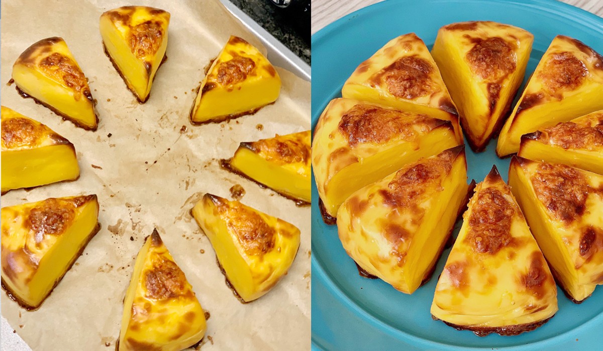 芝士烤奶香布丁, 芝士牛奶布丁食譜, 牛奶布丁食譜