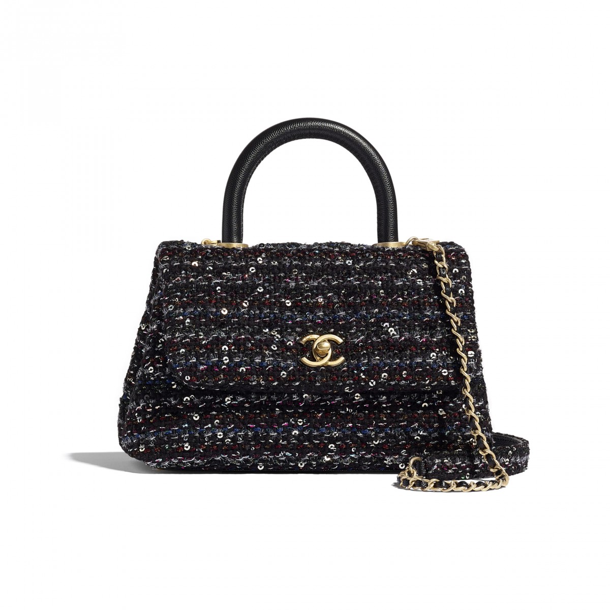 CHANEL Top Handle Flap Bag手袋芋泥紫色 升值潛力高的保值款