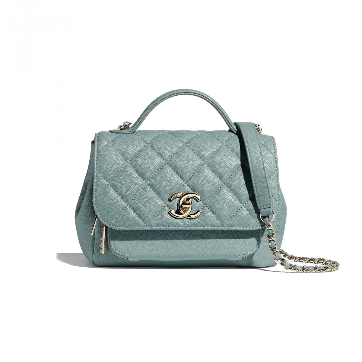 CHANEL Top Handle Flap Bag手袋芋泥紫色 升值潛力高的保值款