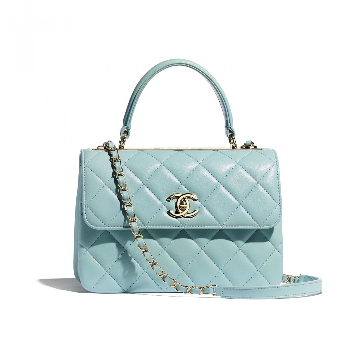 CHANEL Top Handle Flap Bag手袋芋泥紫色 升值潛力高的保值款