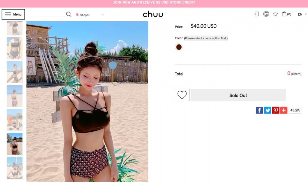 這家品牌的照片都用了姐妹裝的構圖~少女心超重~和姐妹們一起網購最啱!