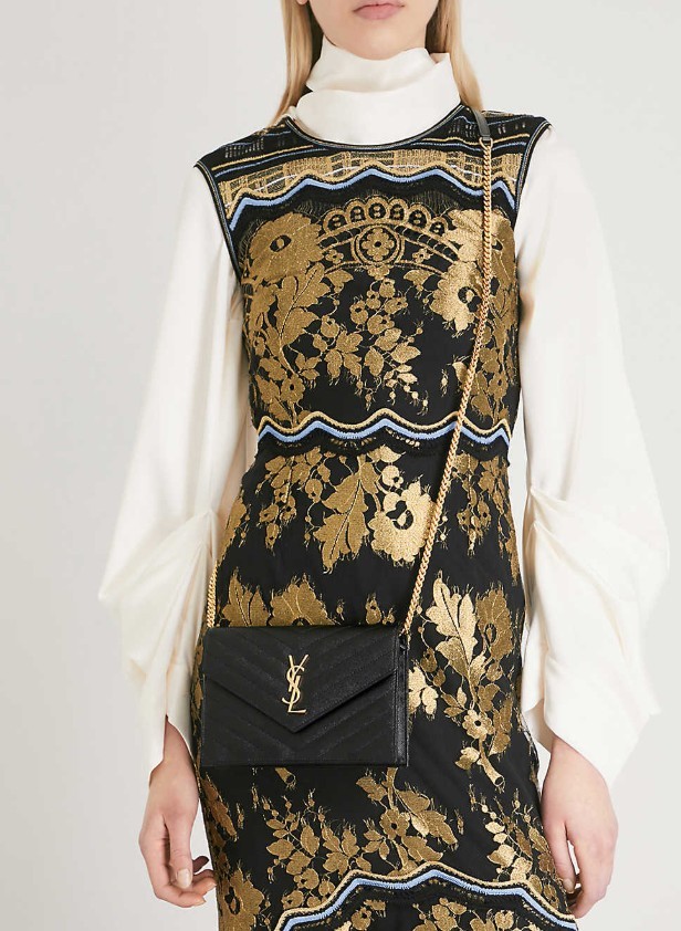 SAINT LAURENT Monogram leather cross-body bag