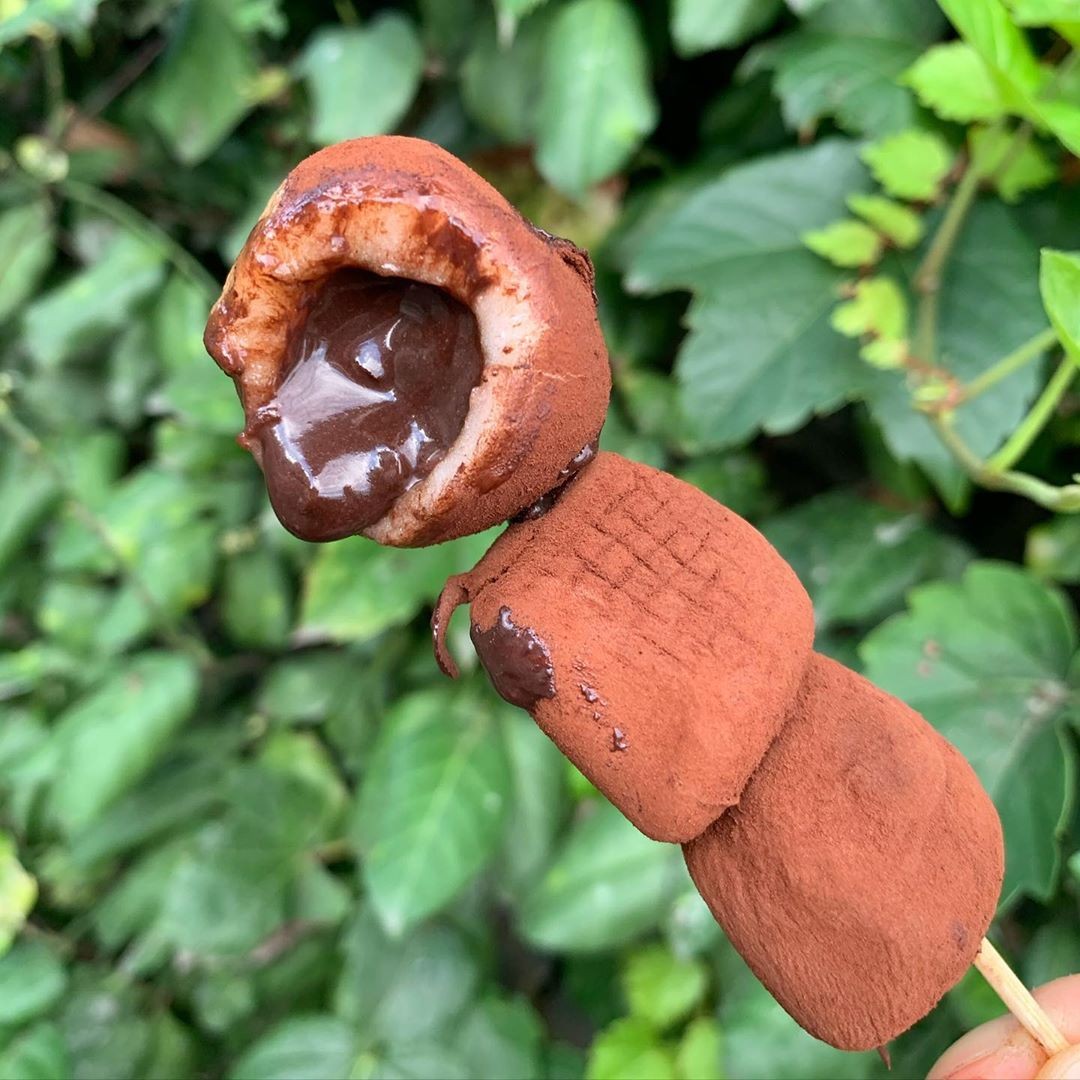 一咬開就會爆出朱古力軟心