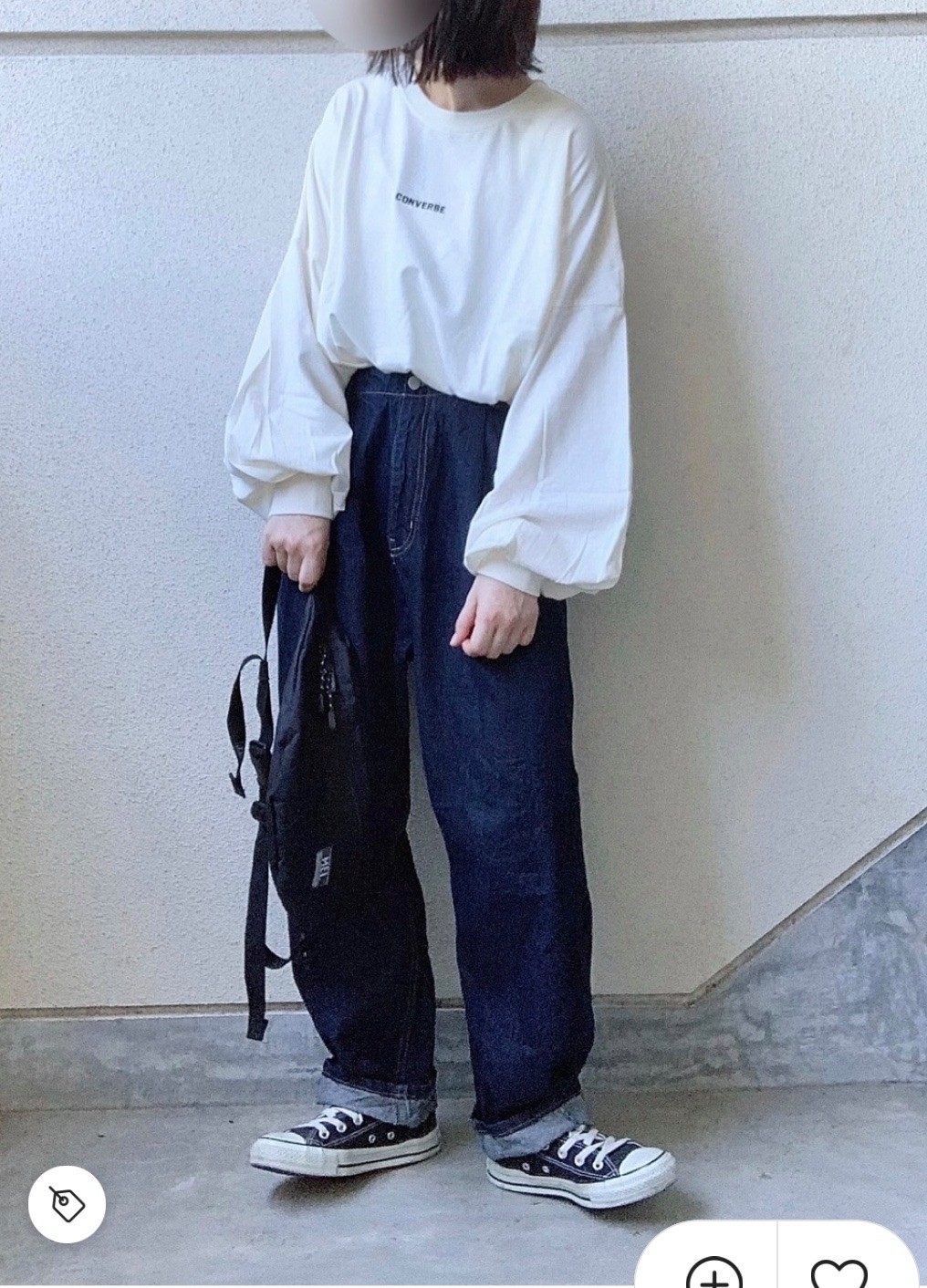 Wide-leg jeans/Baggy jeans 闊腳牛仔褲無論襯什麼衣服,時尚度都十分高!