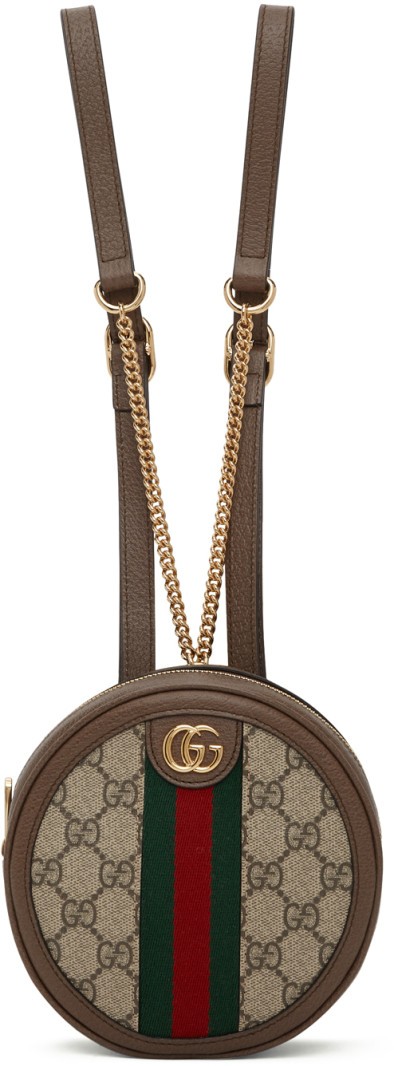 Gucci Beige Mini Ophidia Backpack HKD$7900