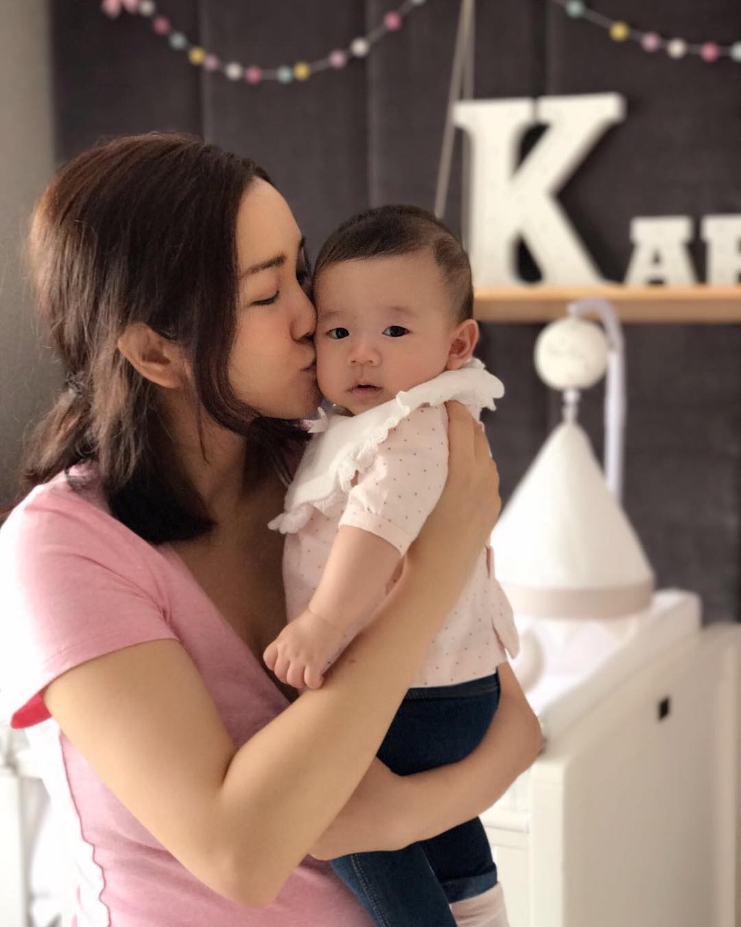 張繼聰,謝安琪,instagram,好爸爸,family