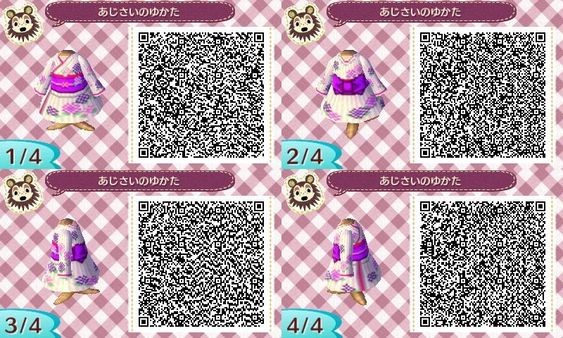 【動物森友會/動物之森】50款浴衣和服QR Code/ID下載/夏日煙火大會