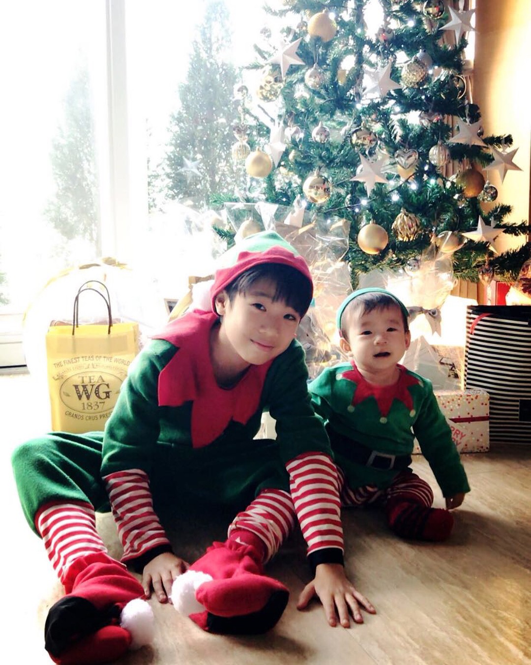 張繼聰,謝安琪,instagram,好爸爸,family