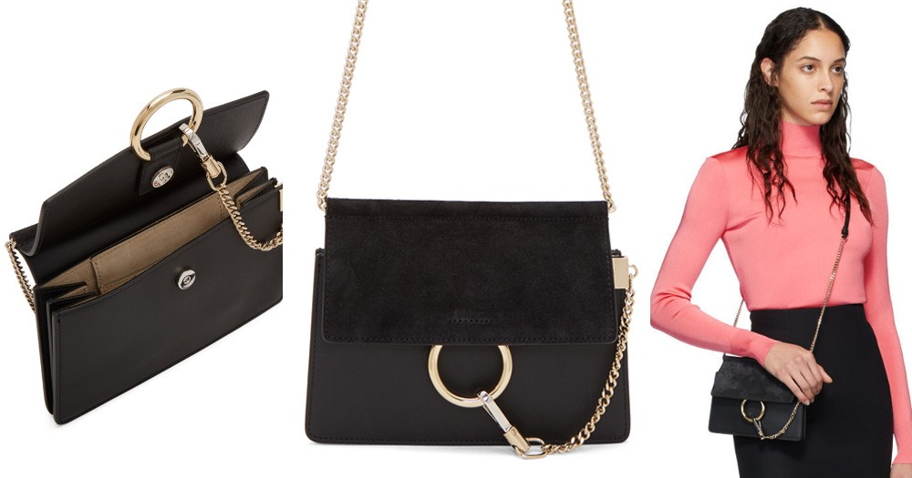Chloé Black Mini Faye Bag HKD$6548 25% OFF