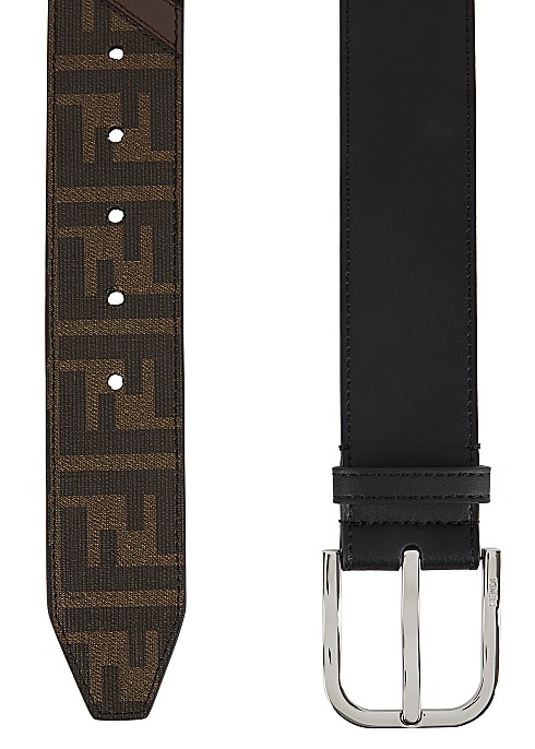 #FENDI FF monogrammed leather belt HK$3,070