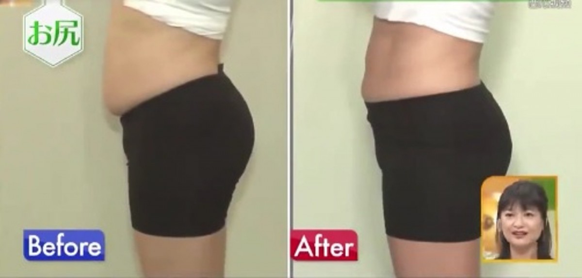 日本大熱,減肚腩,減肚腩運動,瘦腰,瘦臀部,減贅肉