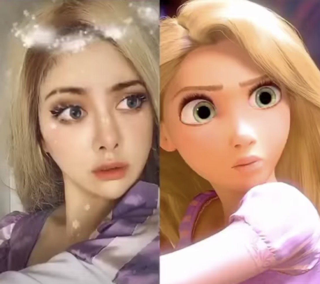 想不到原來扮公主也可以爆紅成名！全因她們扮得十分相似，撇除妝容之外，就連動作神情也非常入型入格！