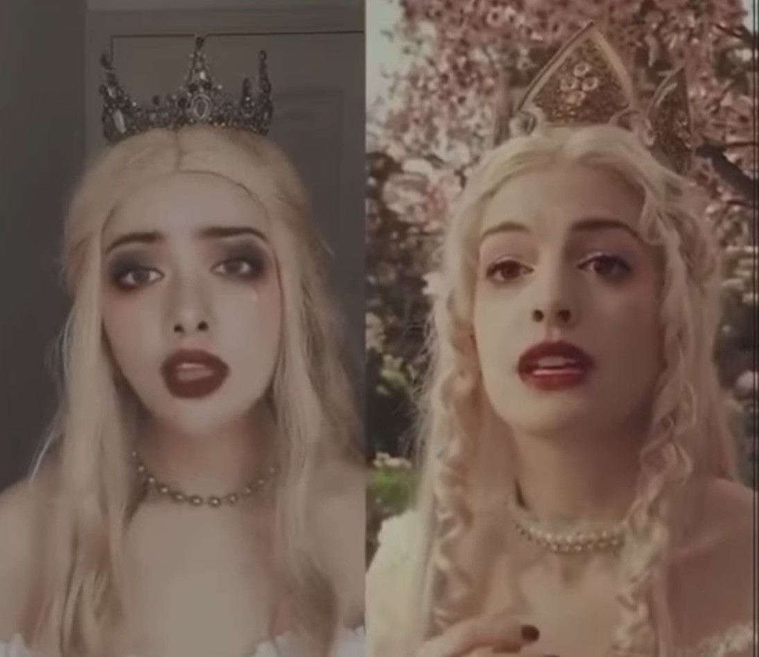 想不到原來扮公主也可以爆紅成名！全因她們扮得十分相似，撇除妝容之外，就連動作神情也非常入型入格！