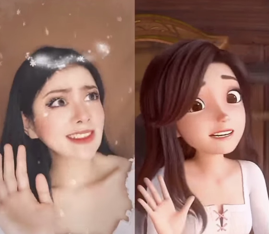 想不到原來扮公主也可以爆紅成名！全因她們扮得十分相似，撇除妝容之外，就連動作神情也非常入型入格！