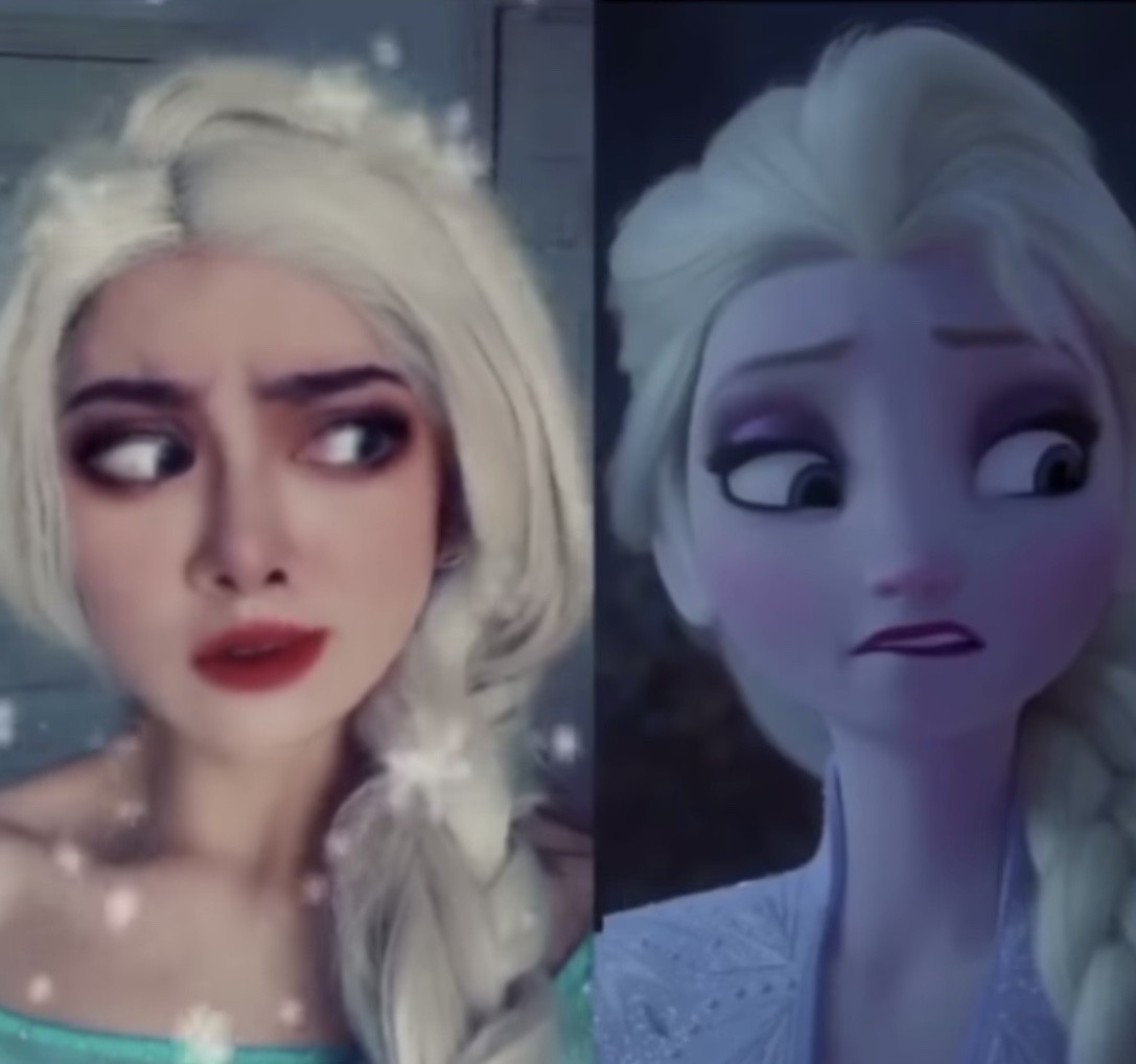 想不到原來扮公主也可以爆紅成名！全因她們扮得十分相似，撇除妝容之外，就連動作神情也非常入型入格！