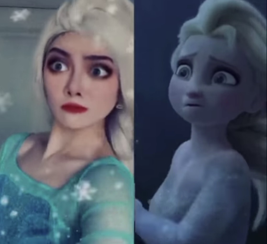 想不到原來扮公主也可以爆紅成名！全因她們扮得十分相似，撇除妝容之外，就連動作神情也非常入型入格！