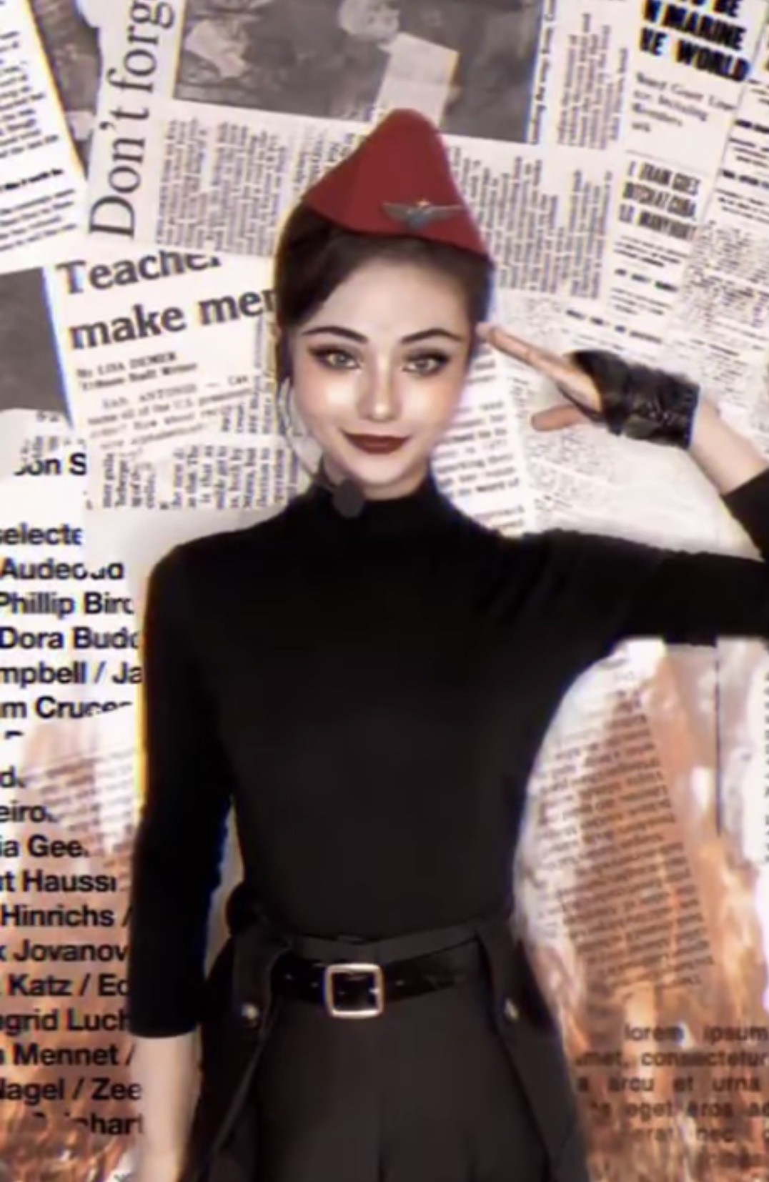 想不到原來扮公主也可以爆紅成名！全因她們扮得十分相似，撇除妝容之外，就連動作神情也非常入型入格！