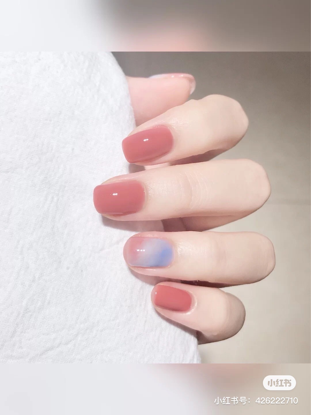 暈染美甲,夏日美甲,優雅感,少女感,夢幻感