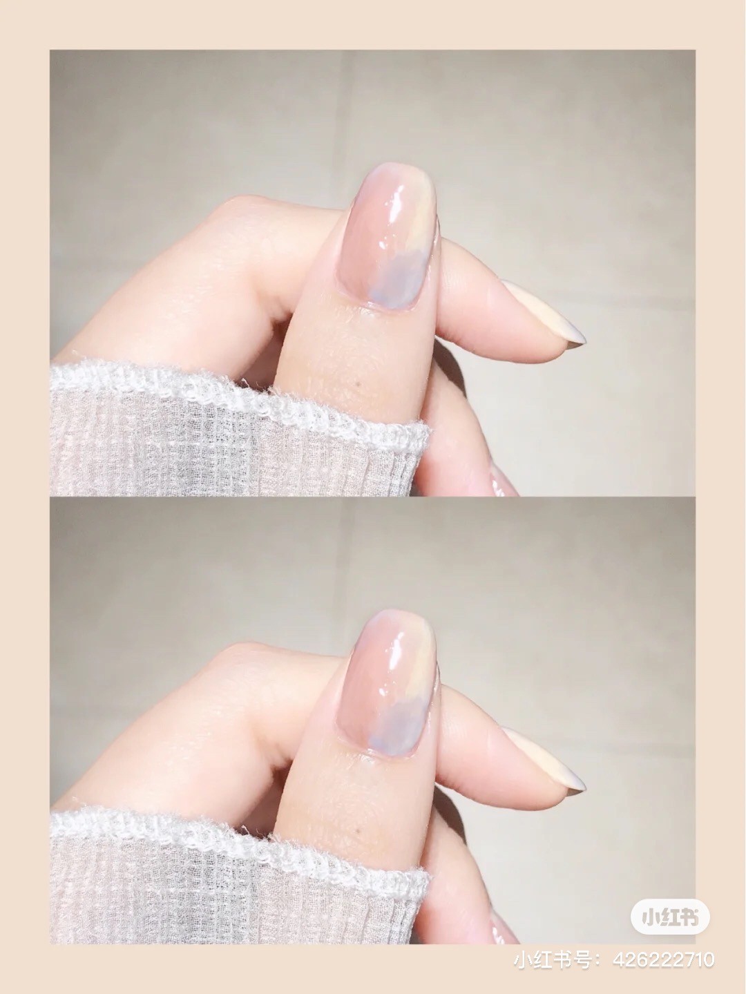 暈染美甲,夏日美甲,優雅感,少女感,夢幻感