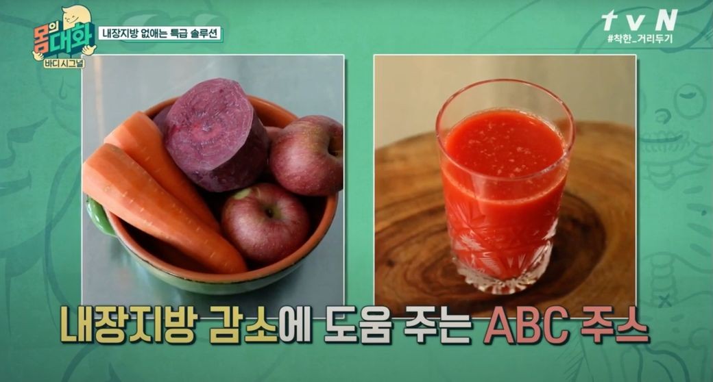 韓國大熱,「ABC果汁」,實測, 減腰圍,內臟脂肪, 肚腩,減肚腩方法,燃脂果汁