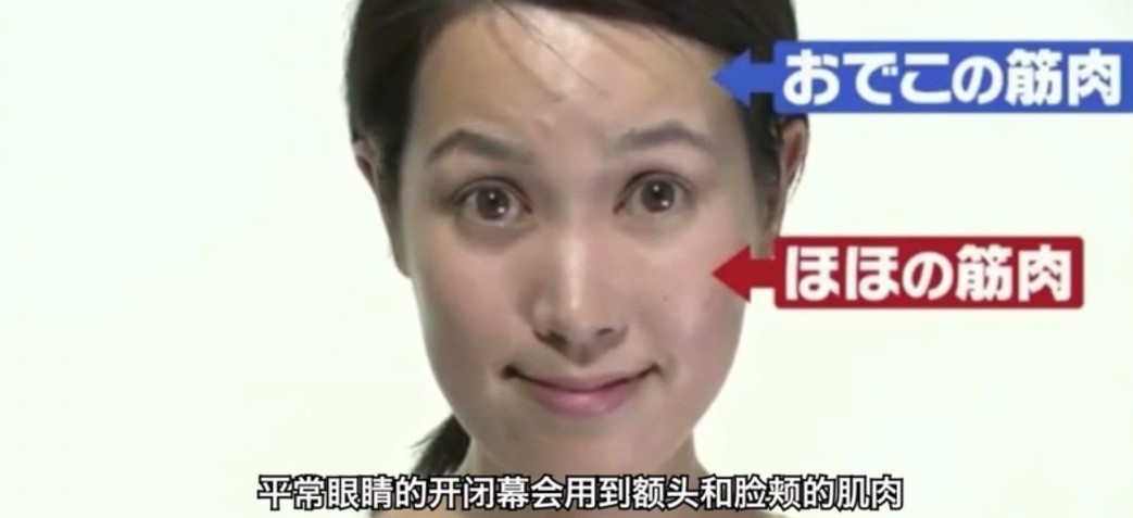 如果長期利用額頭的力睜開眼睛,會增加額頭的抬頭紋!