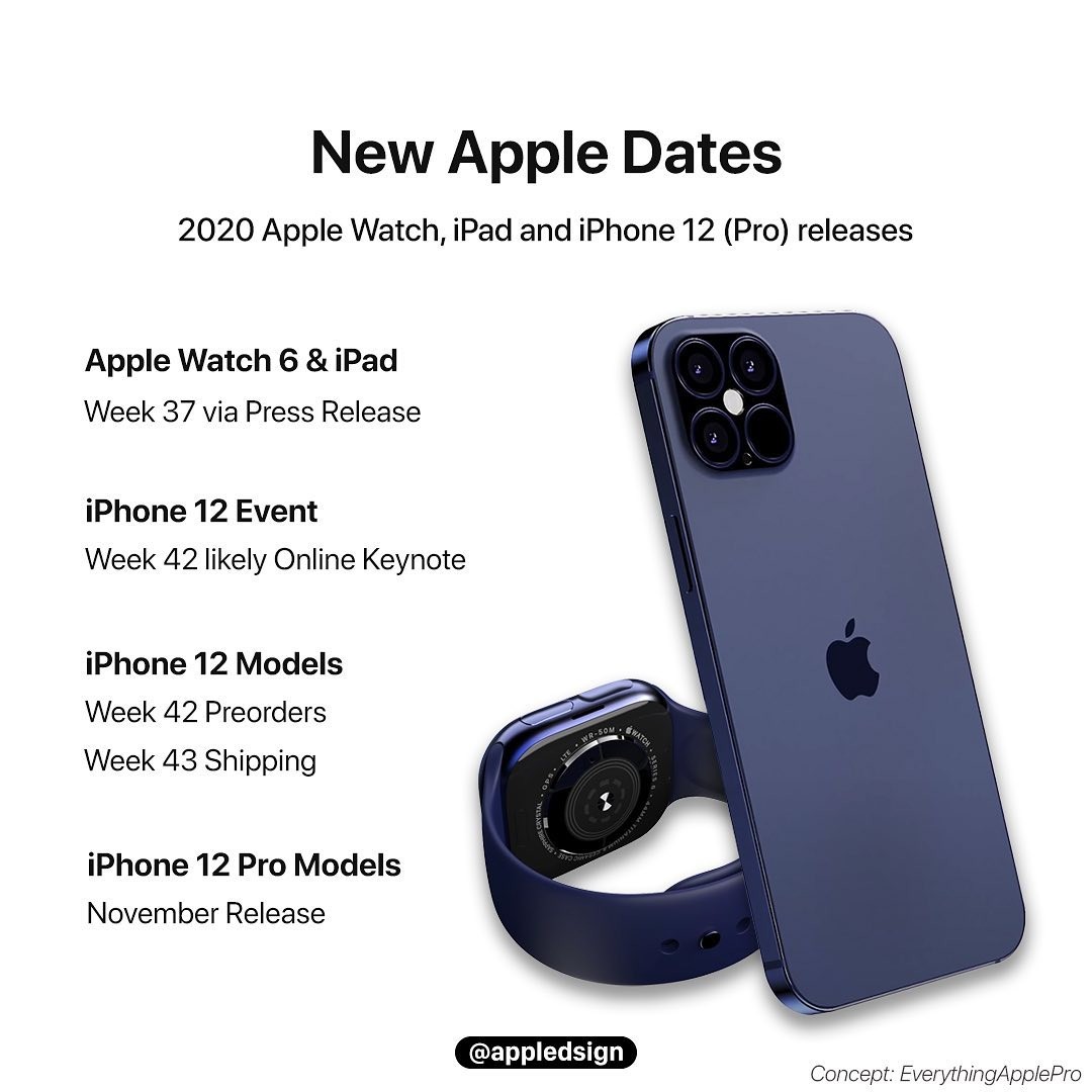 ·iPhone12顏色】iPhone 12 Pro系列手機或會延遲至11月才接受預訂。
