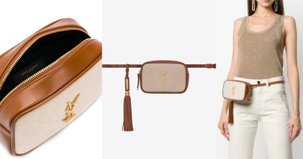 Lou Belt Bag in Canvas and Leather HKD $7,950