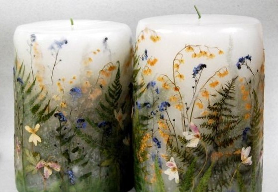 乾花蠟燭17-不過如果想製作容量較大的蠟燭,可能就要用矽膠的容器或是杯子,以免紙杯承載力不足!紙杯用來製作迷你版就很足夠~