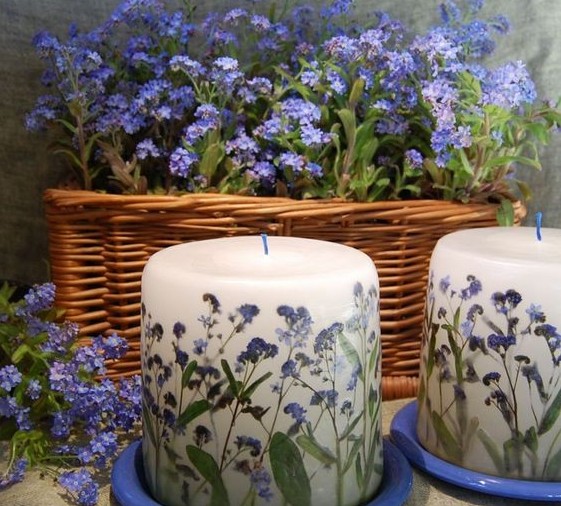 乾花蠟燭-不過如果想製作容量較大的蠟燭,可能就要用矽膠的容器或是杯子,以免紙杯承載力不足!紙杯用來製作迷你版就很足夠~