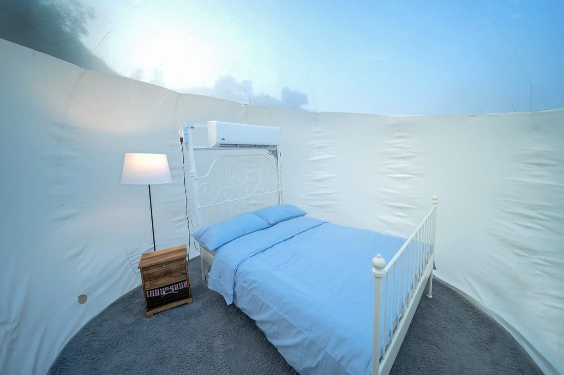 鄰近大嶼山貝澳的星園主推半透明充氣帳篷