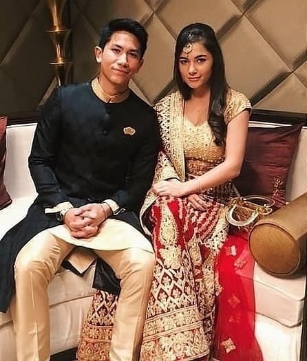 他的緋聞女友正正是當地有名的豪門千金Anisha Isa