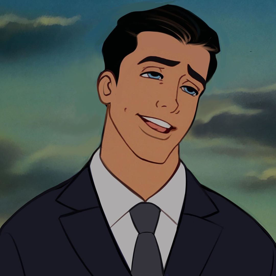 迪士尼公主現代造型插畫Yudelmis 貝兒/Elsa/小魚仙換上現代妝容穿搭