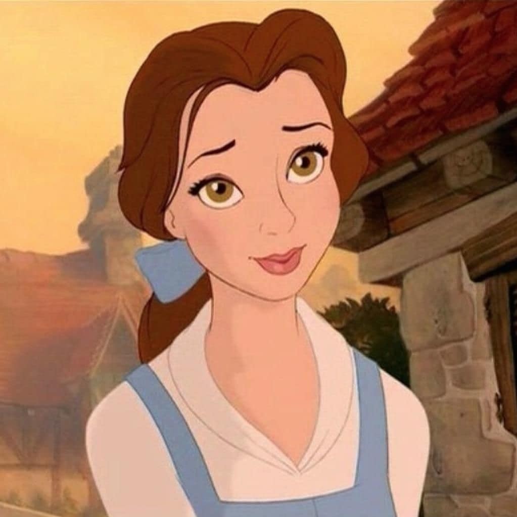 迪士尼公主現代造型插畫Yudelmis 貝兒/Elsa/小魚仙換上現代妝容穿搭