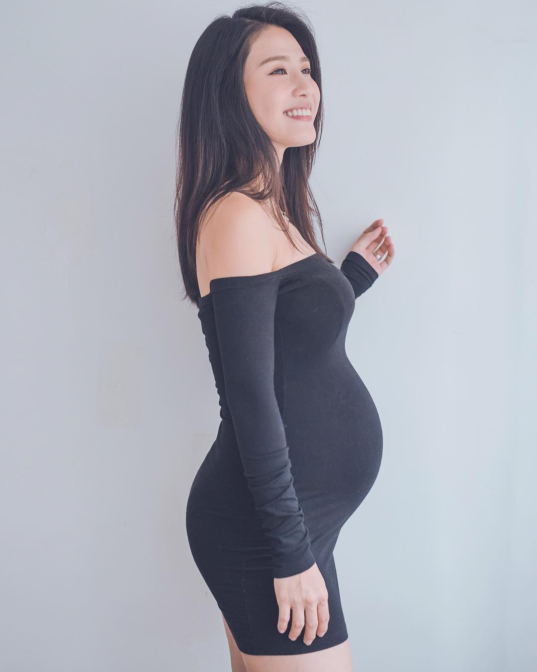 做開瑜伽的林芊妤(coffee)懷孕時期仍然堅持做適合孕婦的運動及瑜伽