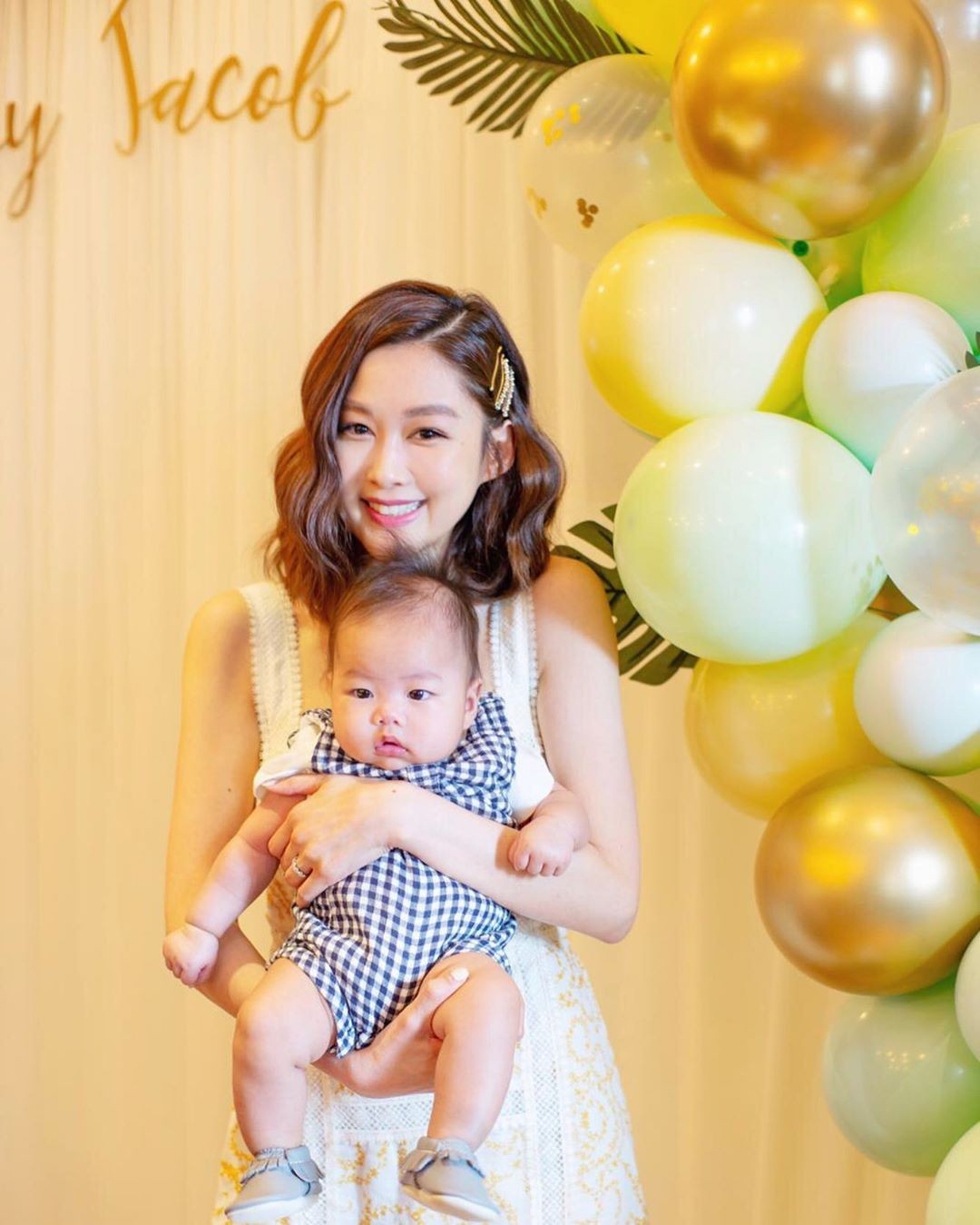35歲的岑麗香(香香)去年誕下了兒子Jacob,她在陀B的時候仍然充滿少女感