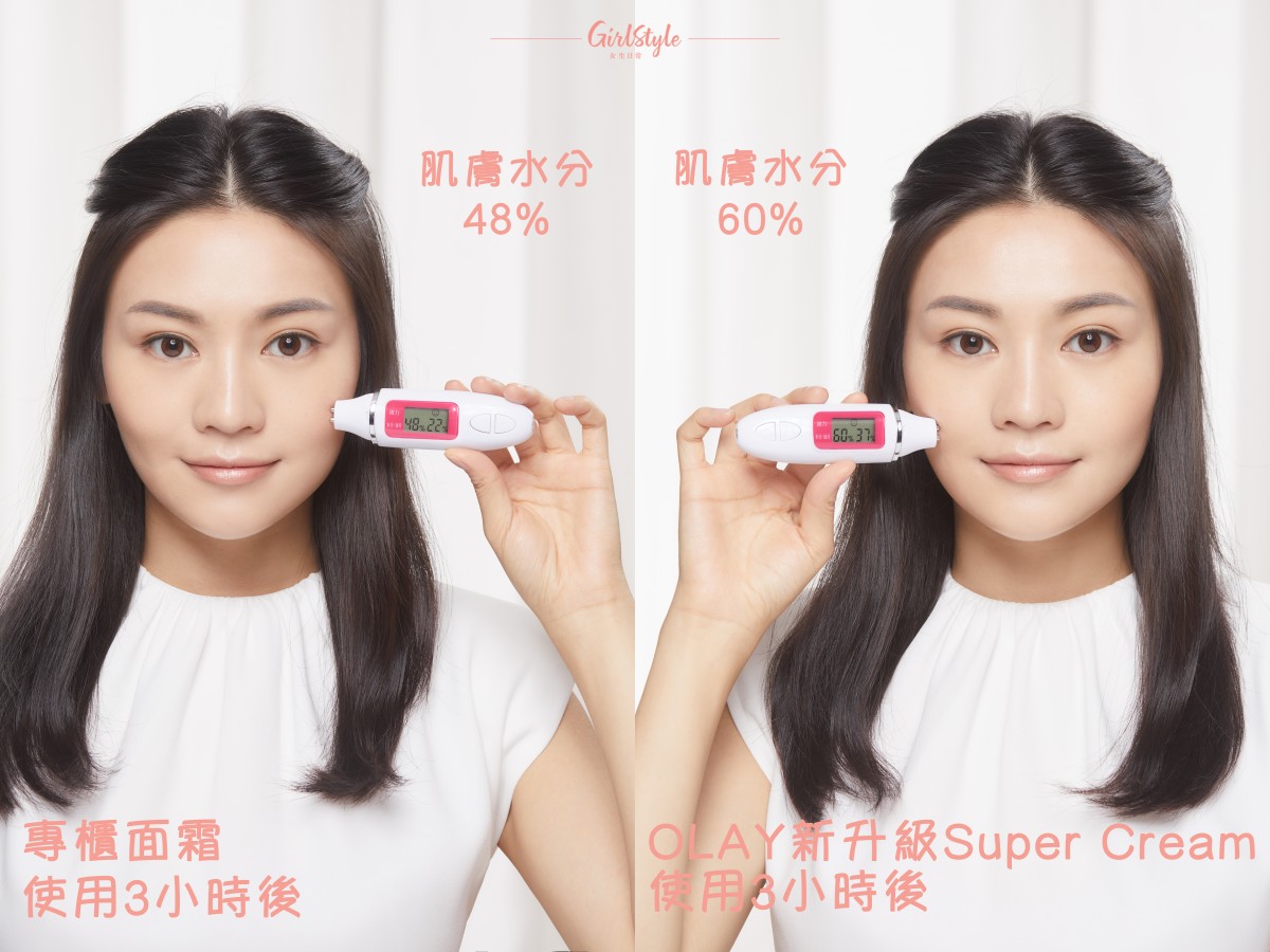 OLAY新升級Super Cream鎖水力依然Keep得住,臉上的滋潤感仍存在。